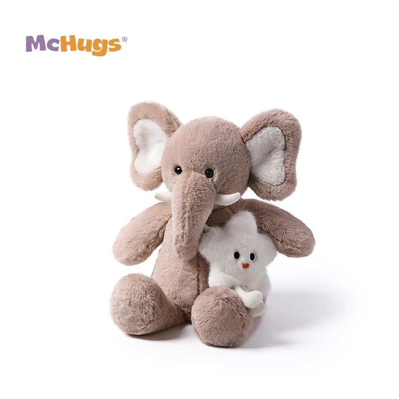 McHugs Oatmeal Star Bag Elephant Plush Toy 25cm