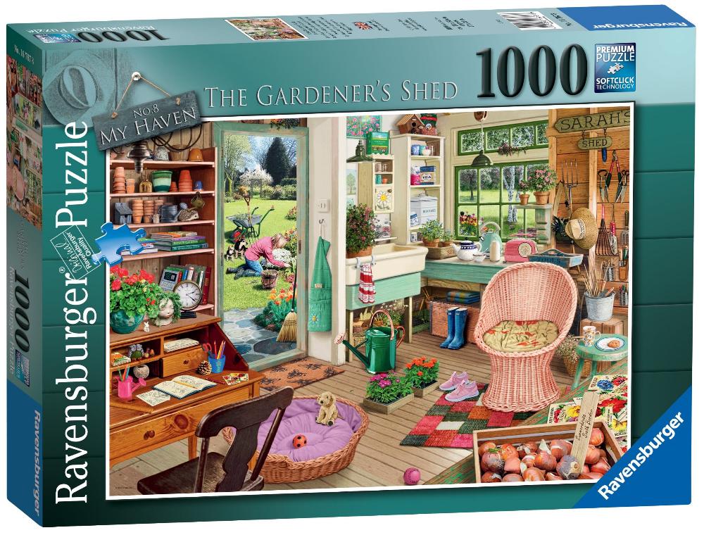 My Haven No 8, The Gardener's Shed, 1000pc