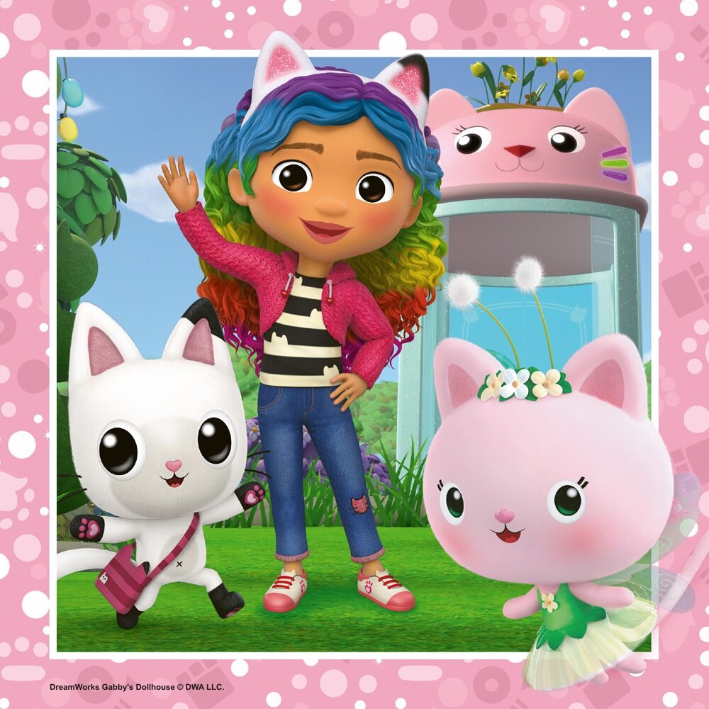 Gabby's Dollhouse, 3 x 49pc