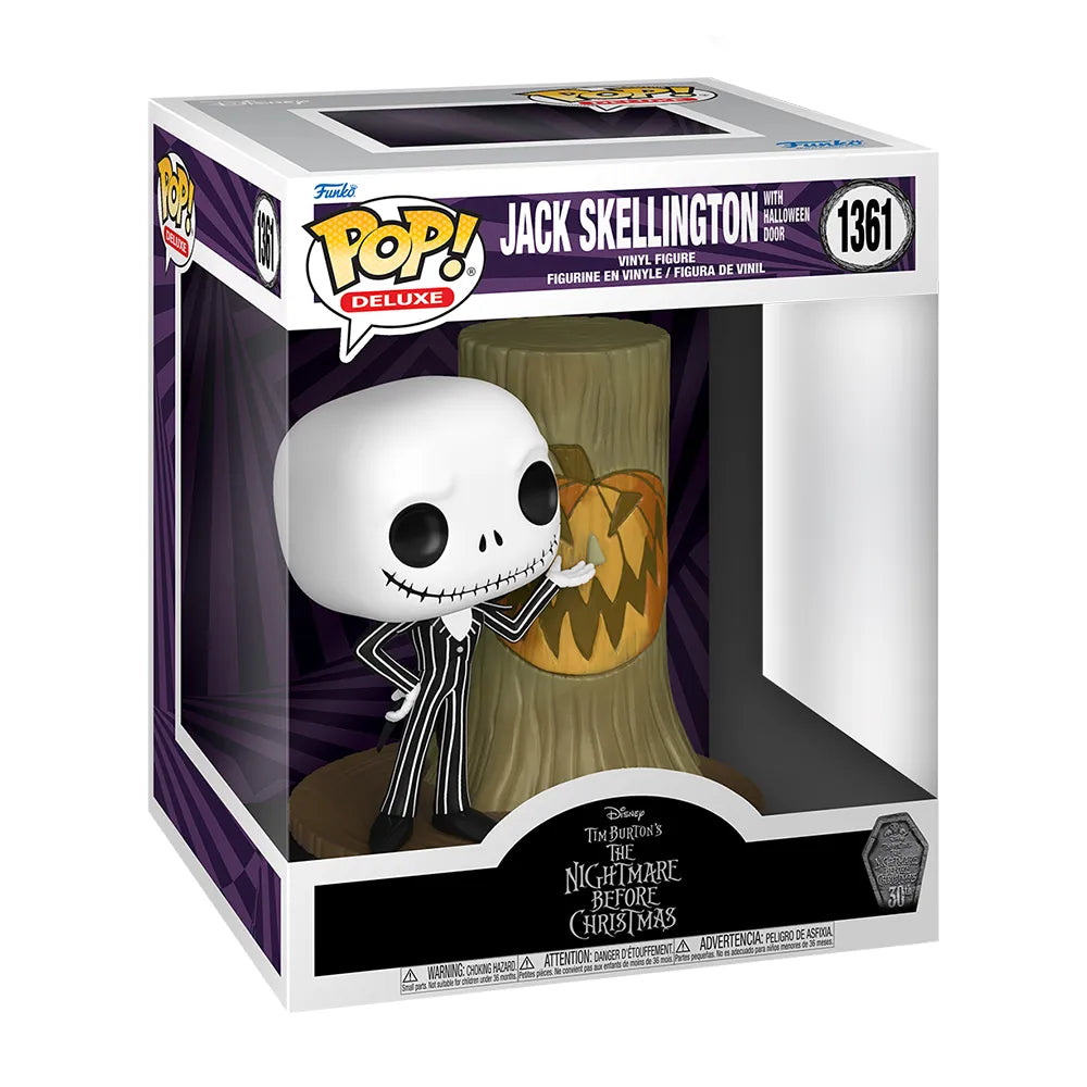 POP Deluxe Nighmare Before Christmas 30th- Jack With Halloween Door