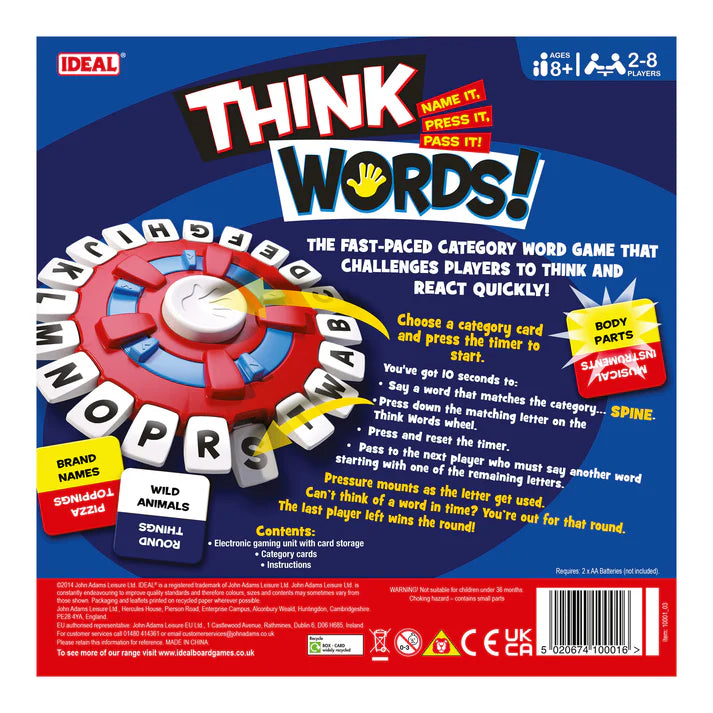 Think Words Board Game