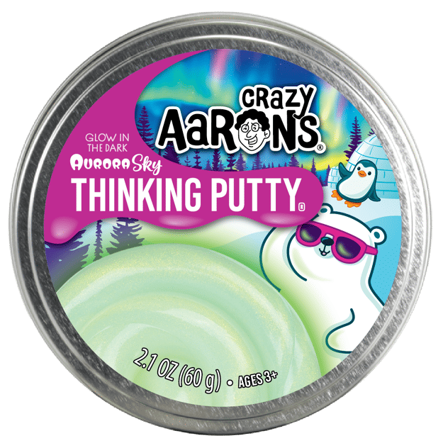 Crazy Aaron's Thinking Putty Aurora Sky Sensory Toy