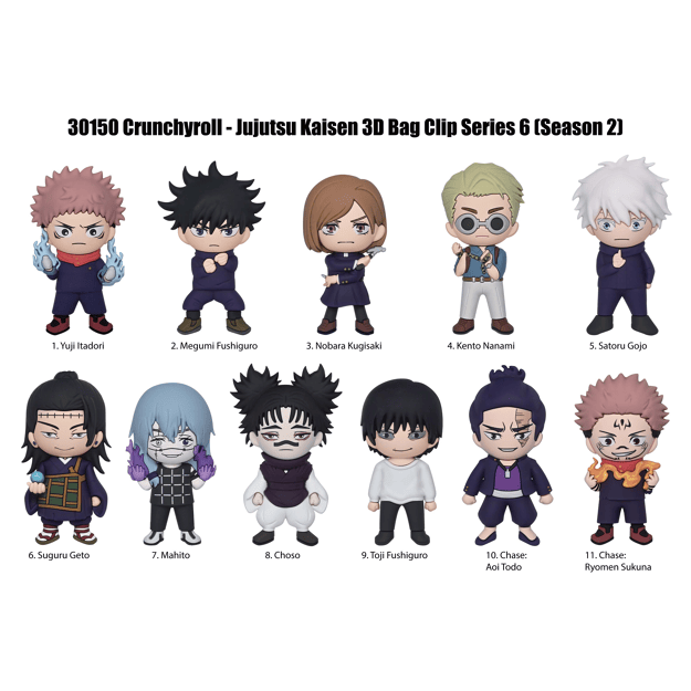 Jujutsu Kaisen Series 6 Mystery Bag Clip