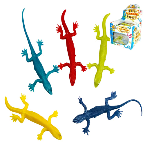 10cm Stretchy Lizard Asst