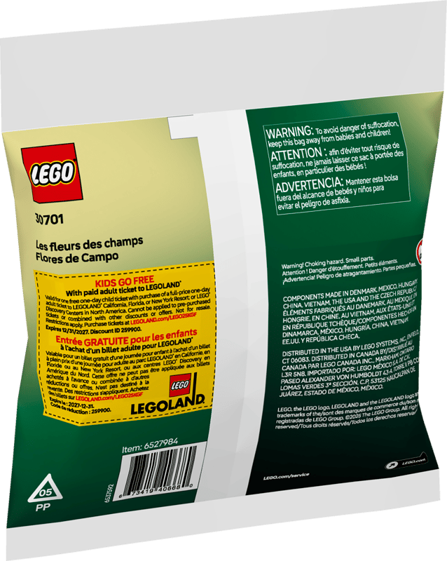 LEGO Botanicals Fied Flowers 30701