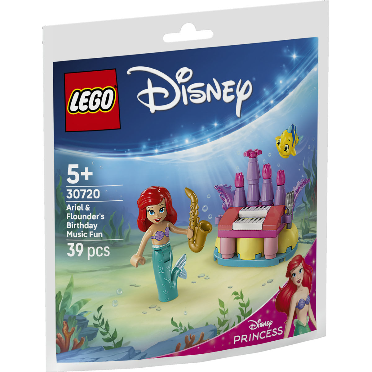 Lego Disney Ariel & Flounders Birthday Music Fun 30720