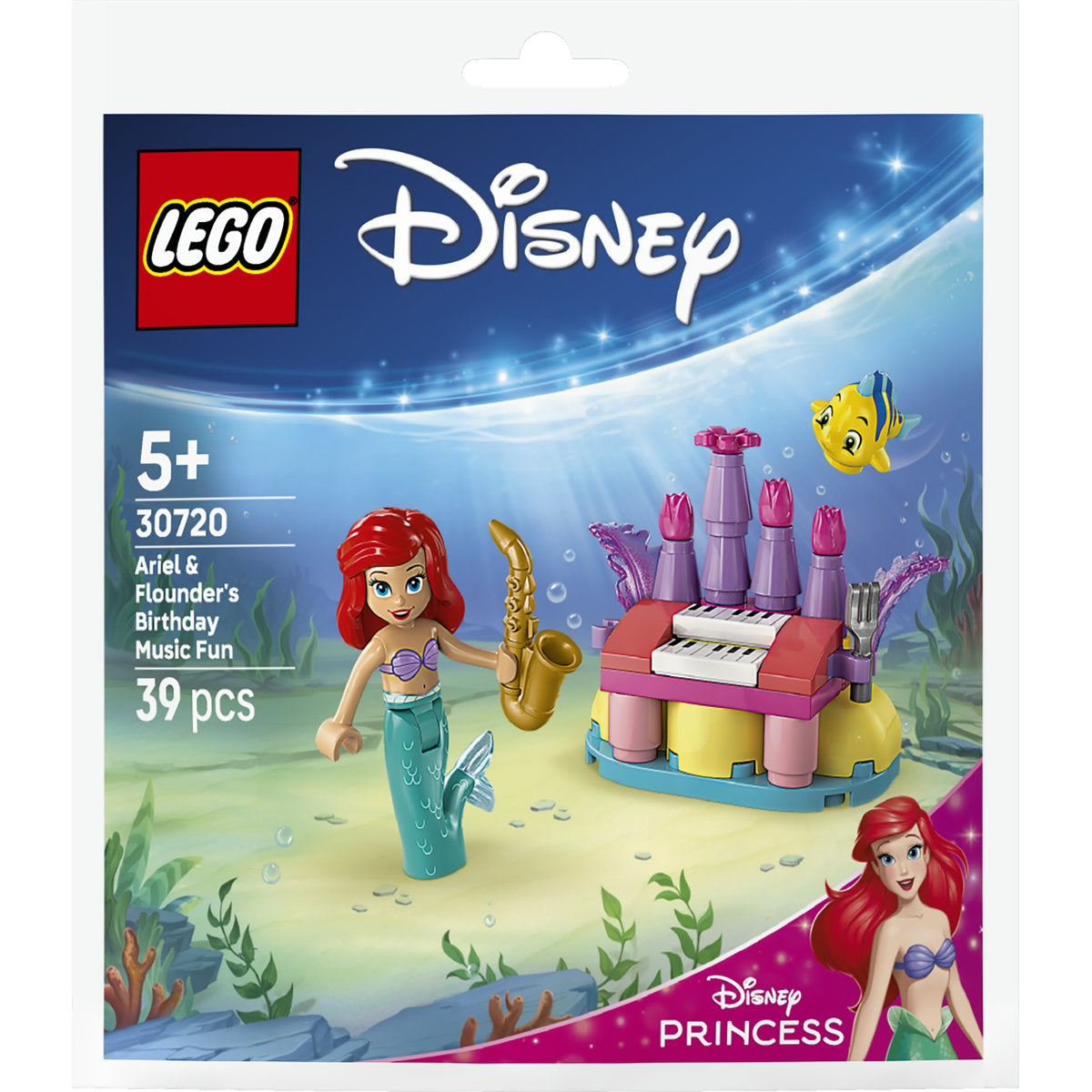 Lego Disney Ariel & Flounders Birthday Music Fun 30720