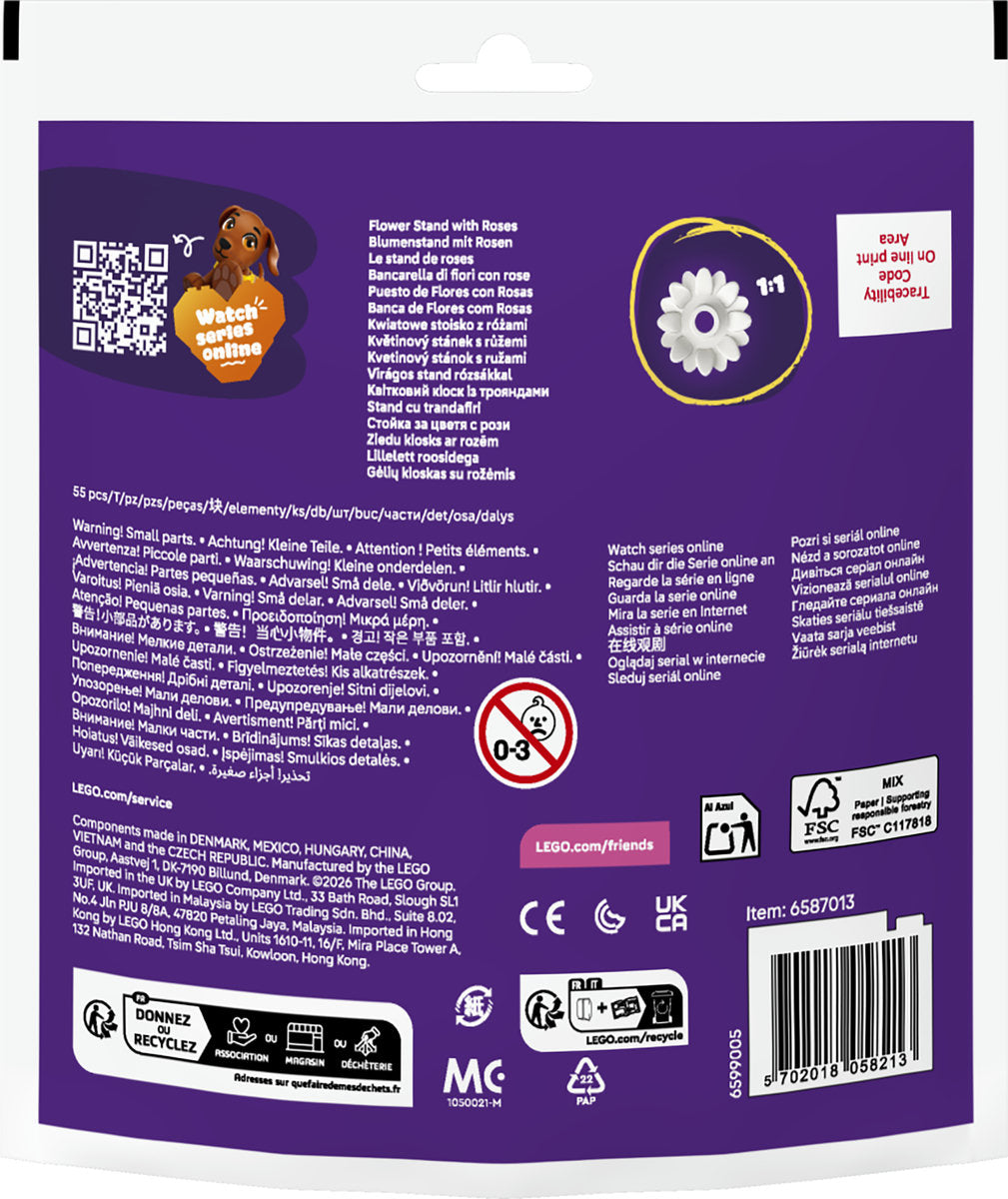 Lego Friends Flower Stand with Roses 30721