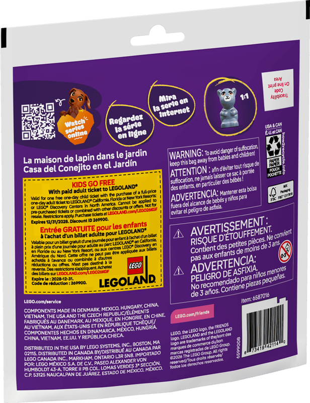 LEGO Friends Garden Bunny House 30722