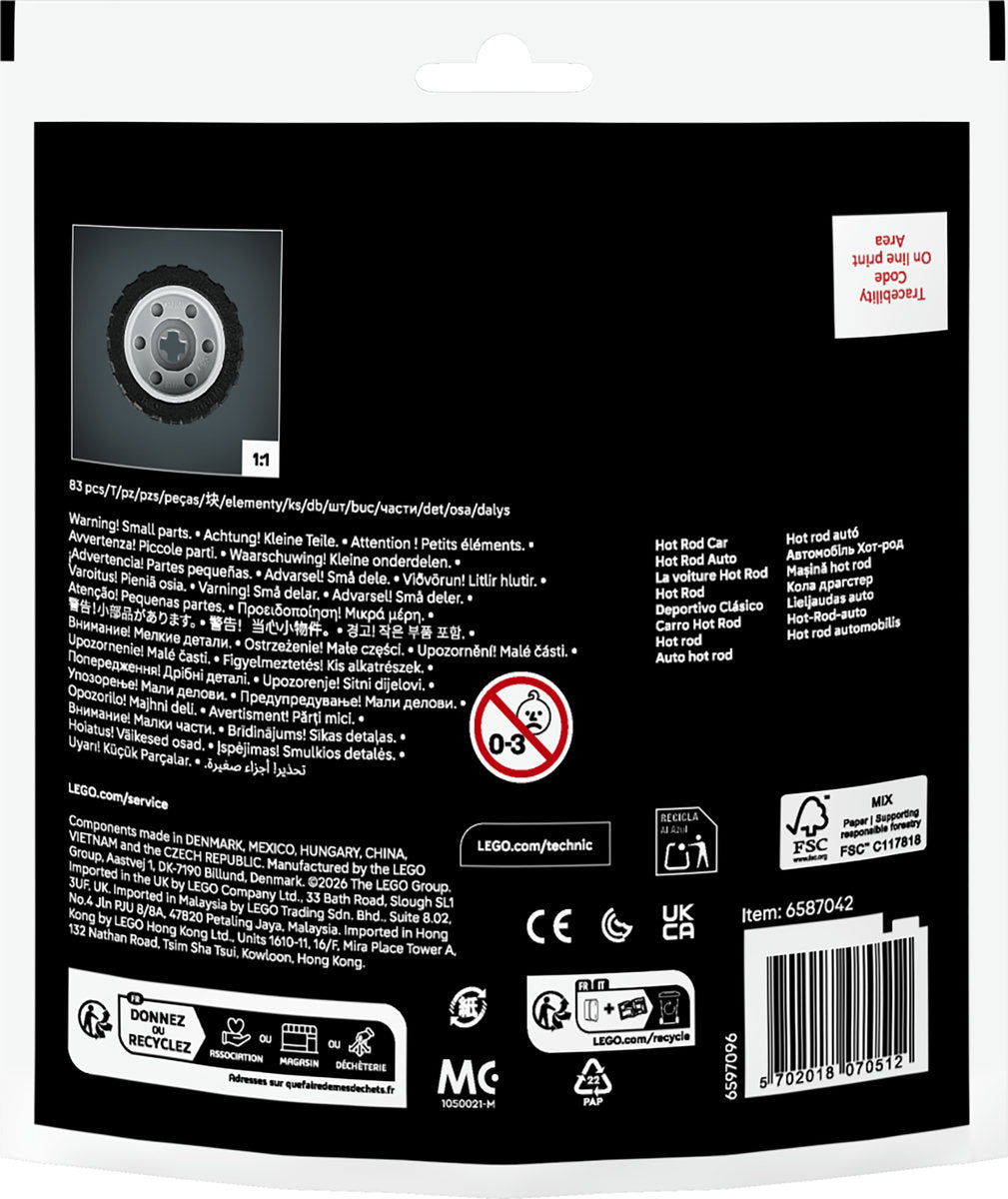 Lego Technic Hot Rod Car 30735