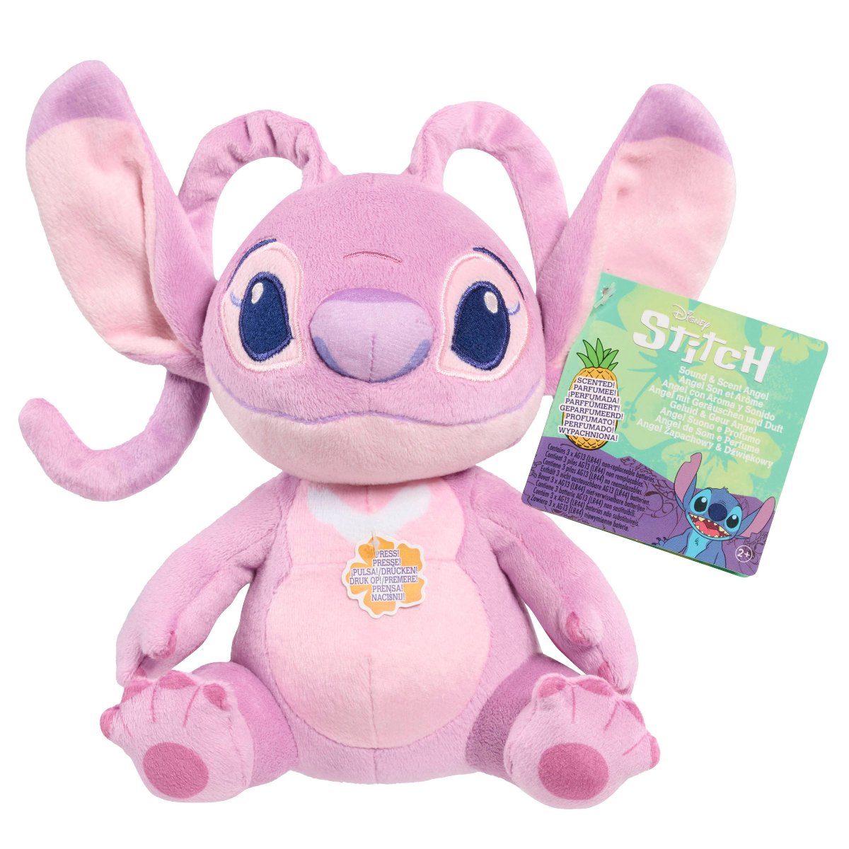 Stitch Sound and Scent Small Plush Asst (Stitch & Angel)