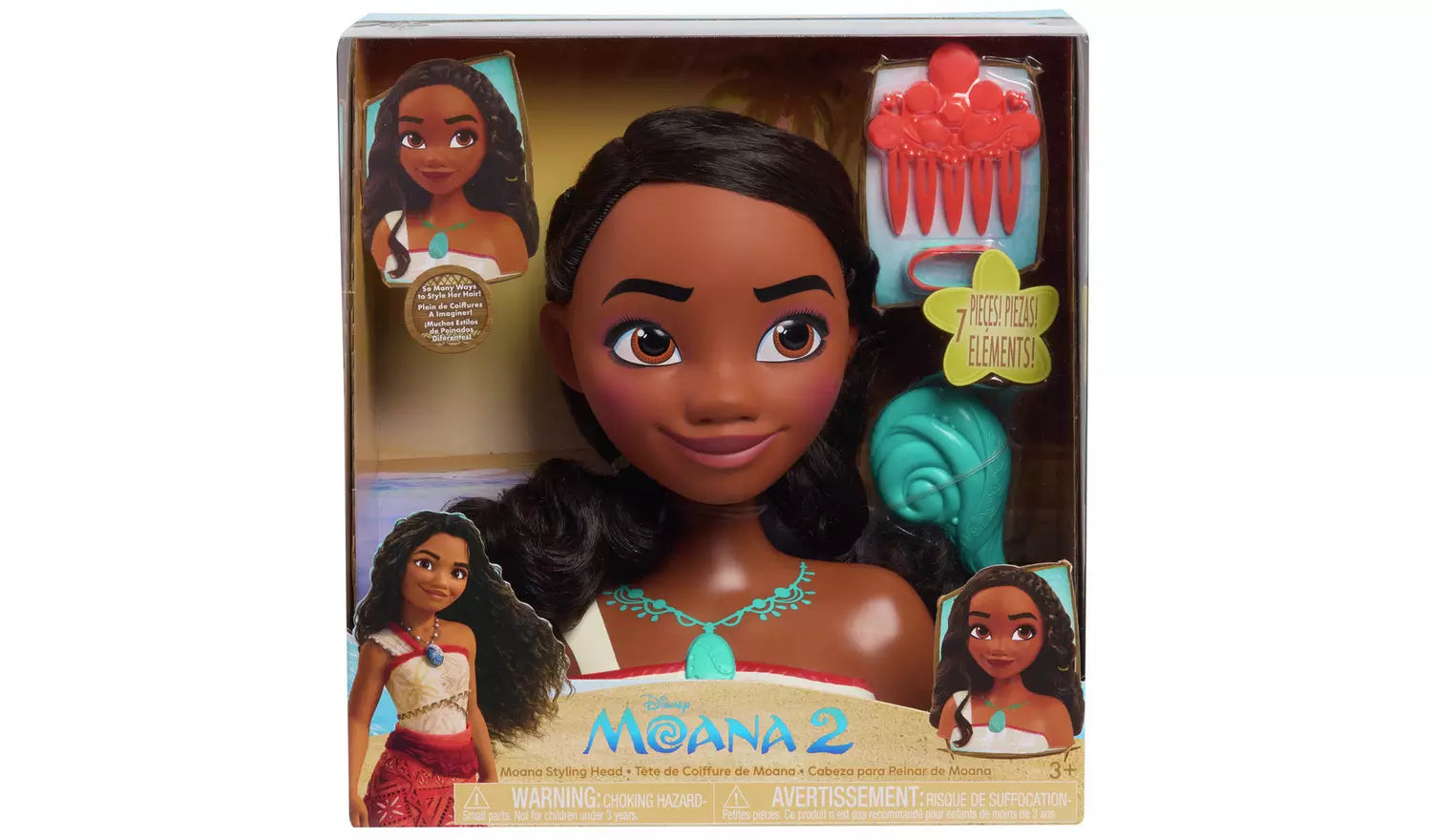 Moana 2 Small Styling Head