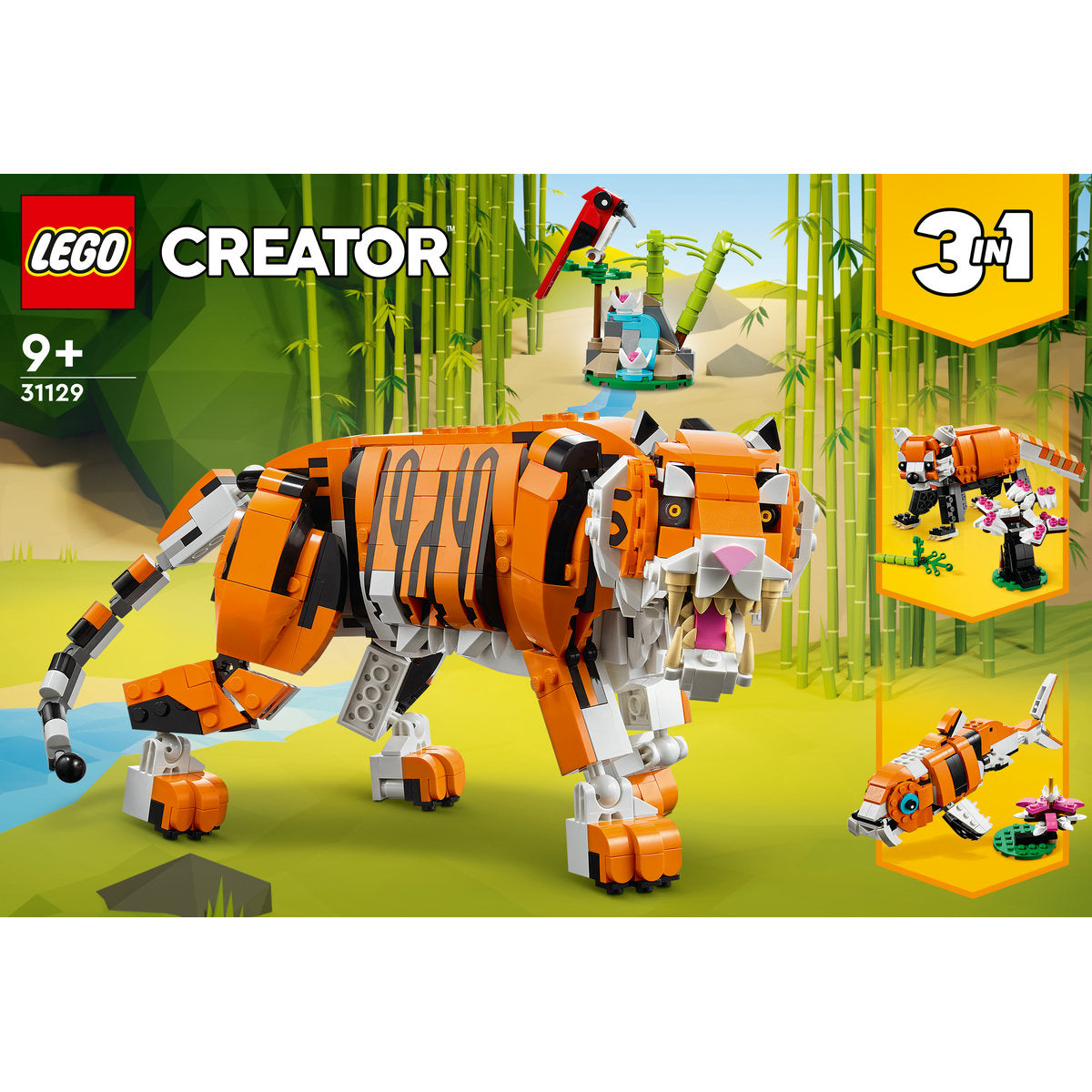 LEGO Creator 3in1 Majestic Tiger 31129
