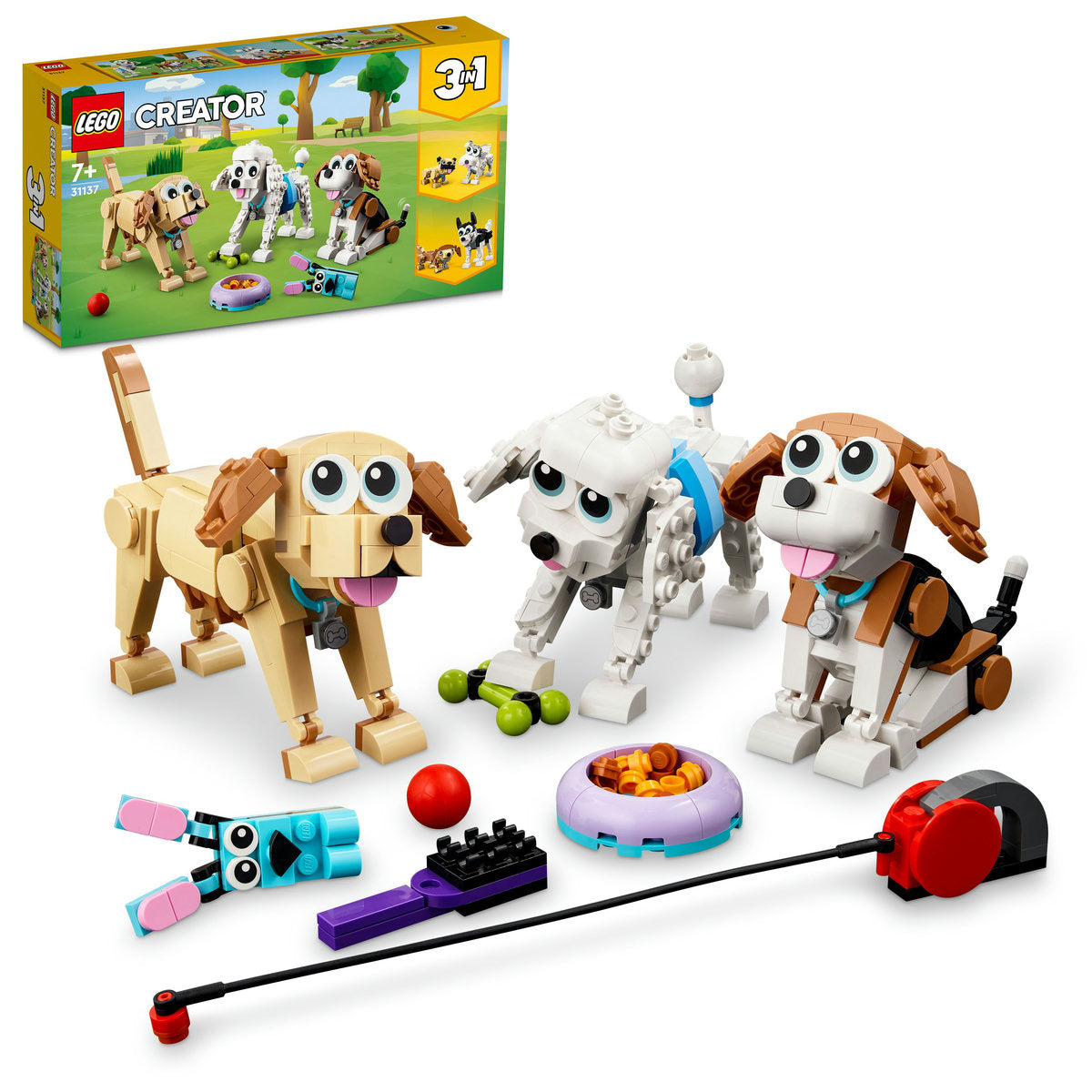 LEGO Creator 3 in 1 Adorable Dogs Animal Toys 31137 - Moons Toystore