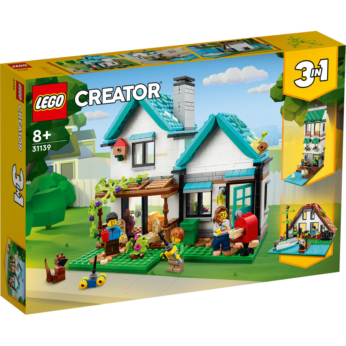 LEGO Creator 3 in 1 Cosy House Building Toy 31139