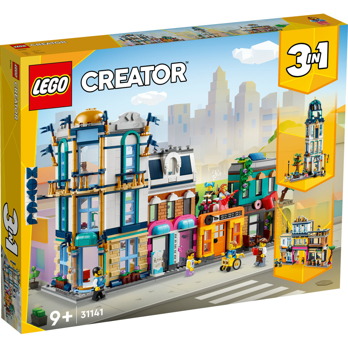 LEGO Creator 3in1 Main Street Building Toy Set 31141