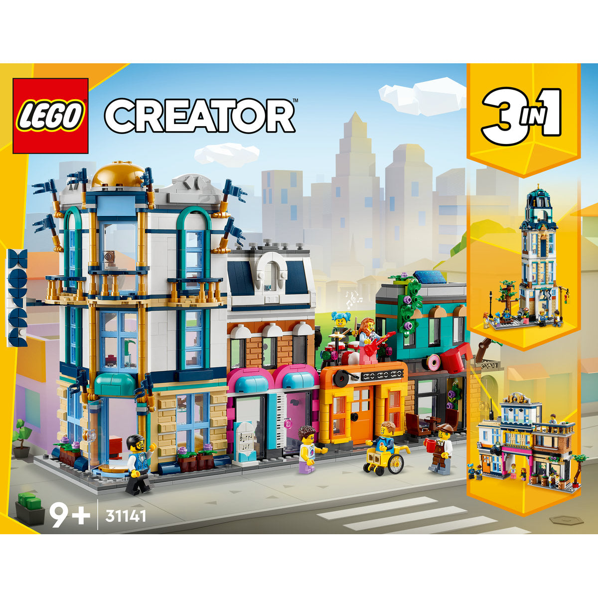 LEGO Creator 3in1 Main Street Building Toy Set 31141