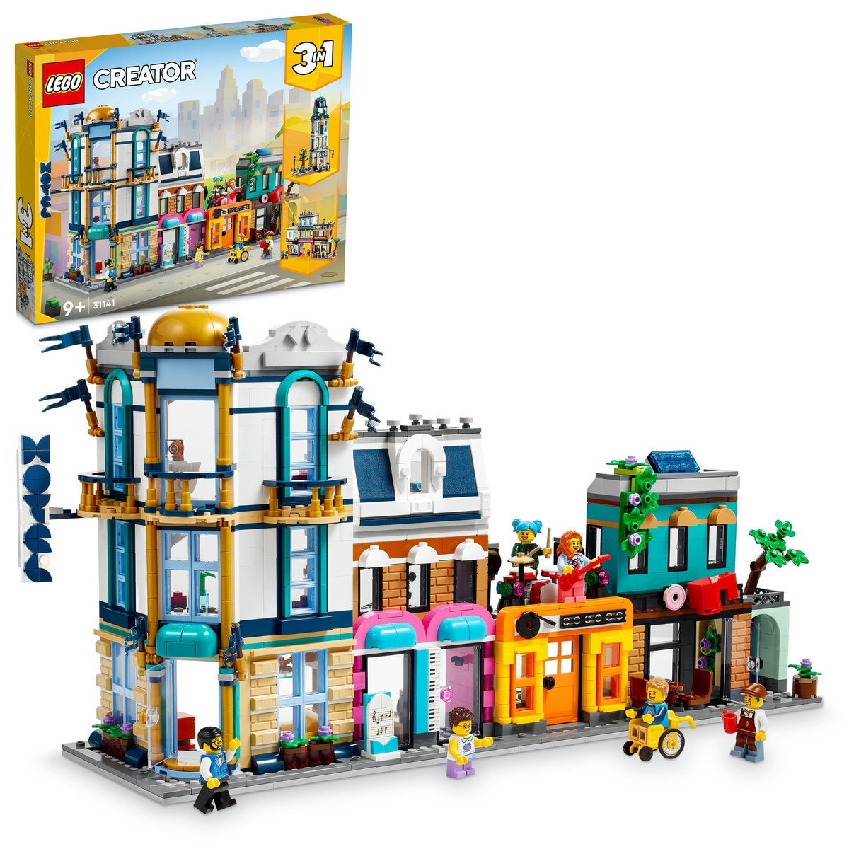 LEGO Creator 3in1 Main Street Building Toy Set 31141