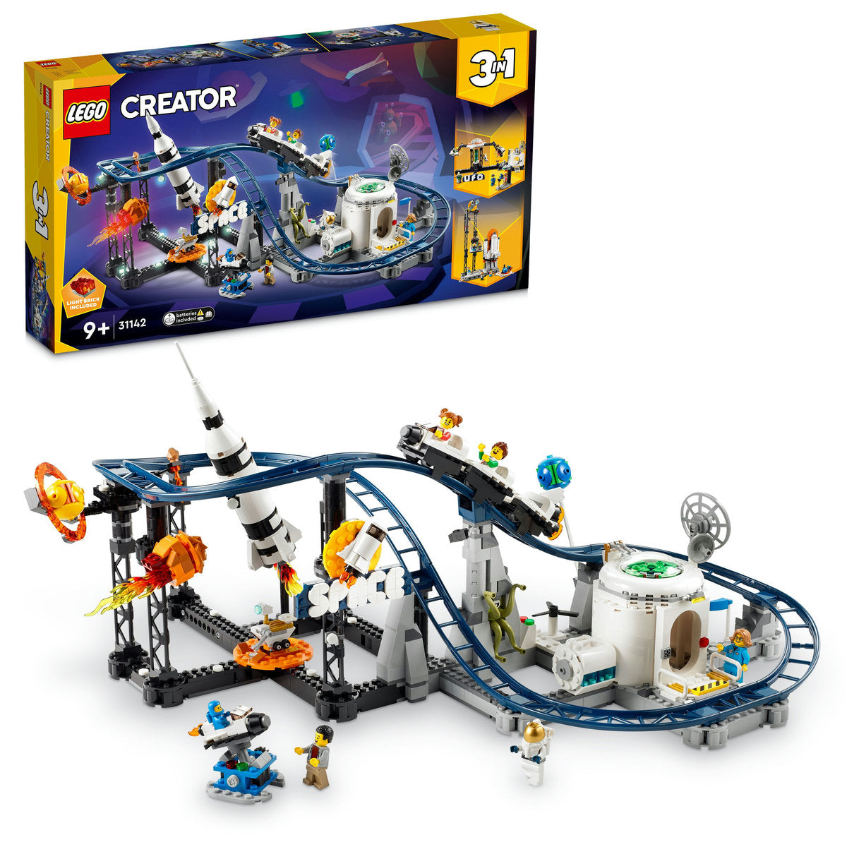 LEGO Creator 3in1 Space Roller Coaster Set 31142