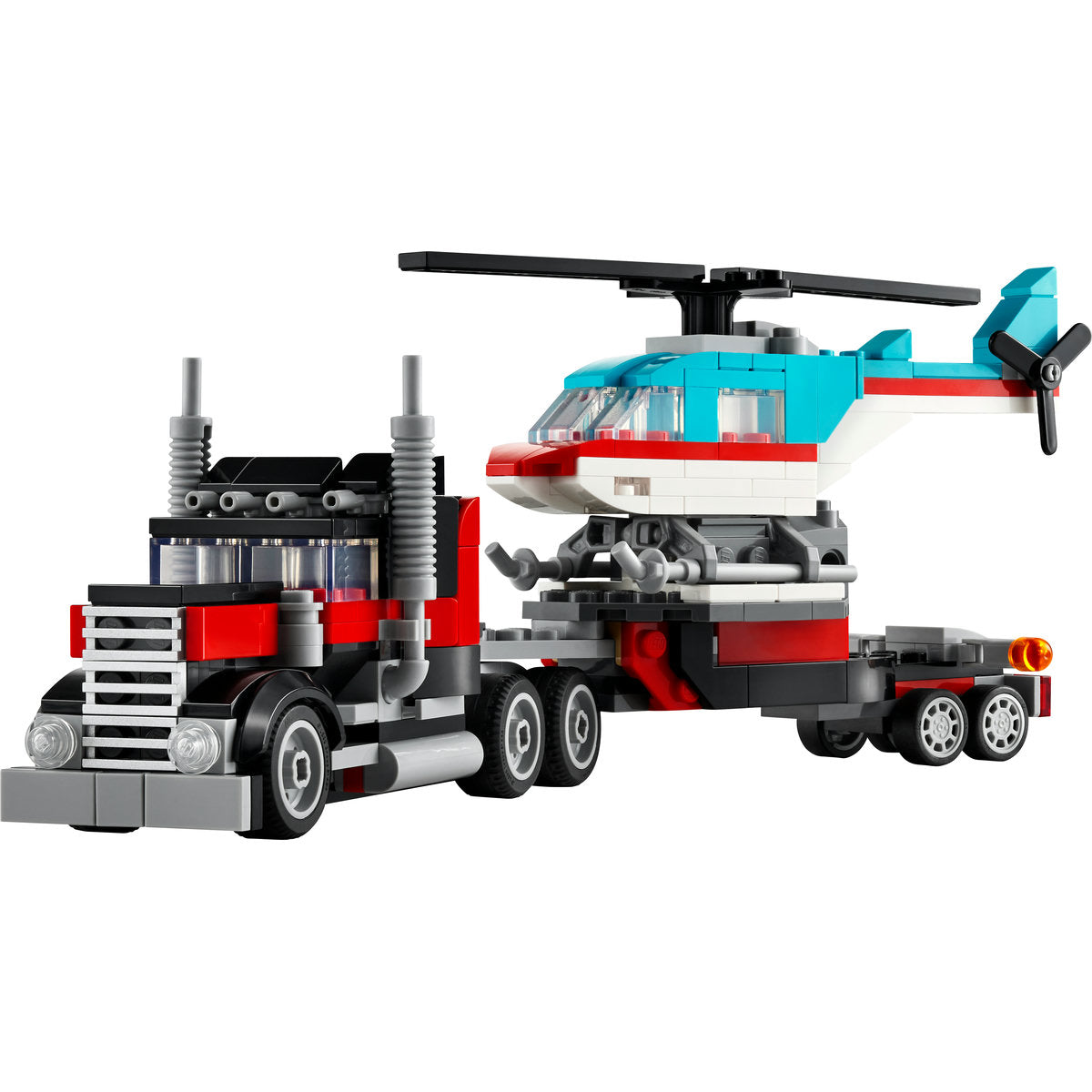 LEGO Creator 3in1 Flatbed Truck with Helicopter 31146 - Moons Toystore