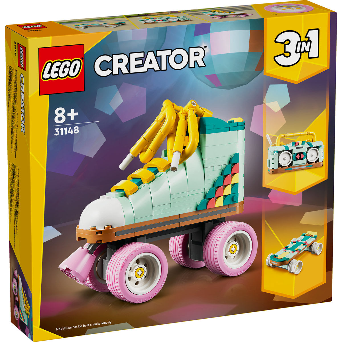 LEGO Creator 3in1 Retro Roller Skate Toy Set 31148 - Moons Toystore