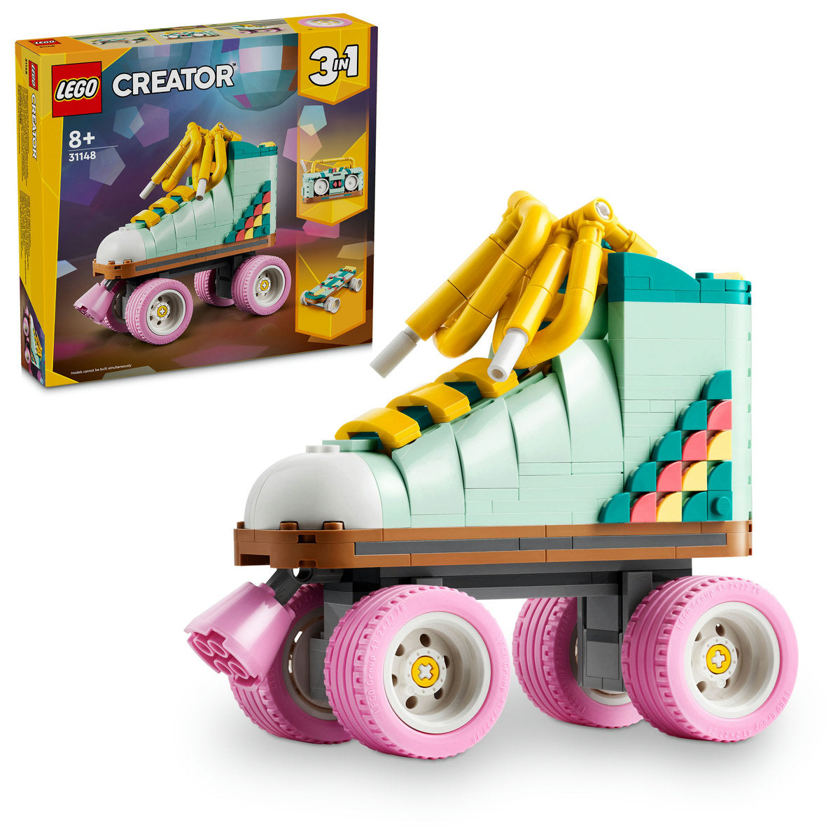 LEGO Creator 3in1 Retro Roller Skate Toy Set 31148 - Moons Toystore
