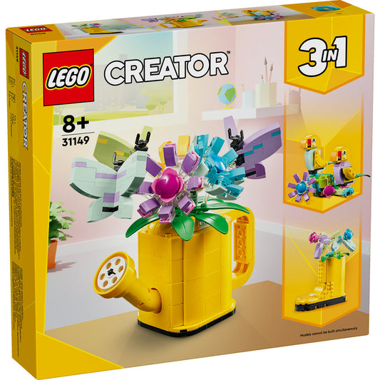 LEGO Creator 3in1 Flowers in Watering Can Toy 31149 - Moons Toystore