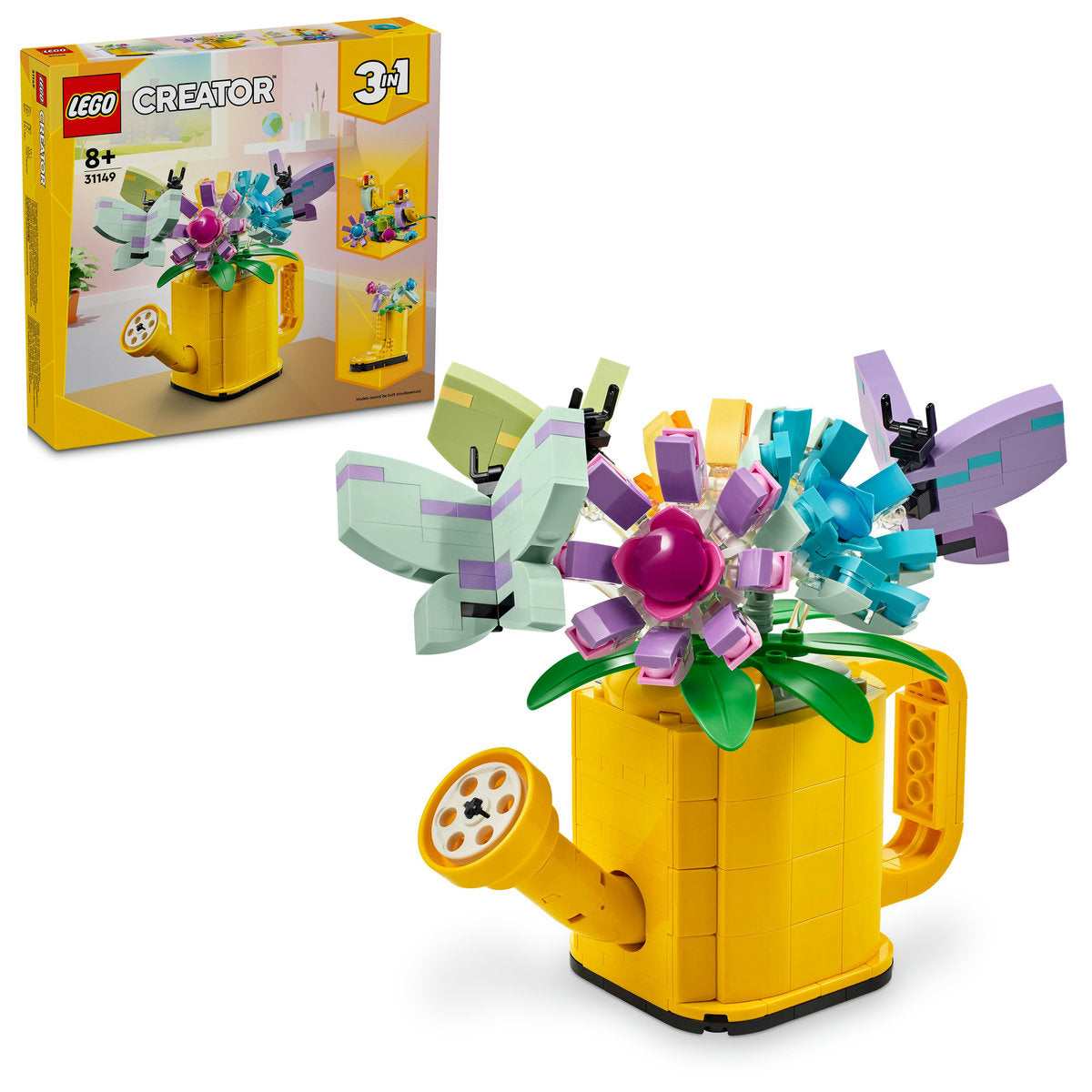 LEGO Creator 3in1 Flowers in Watering Can Toy 31149 - Moons Toystore