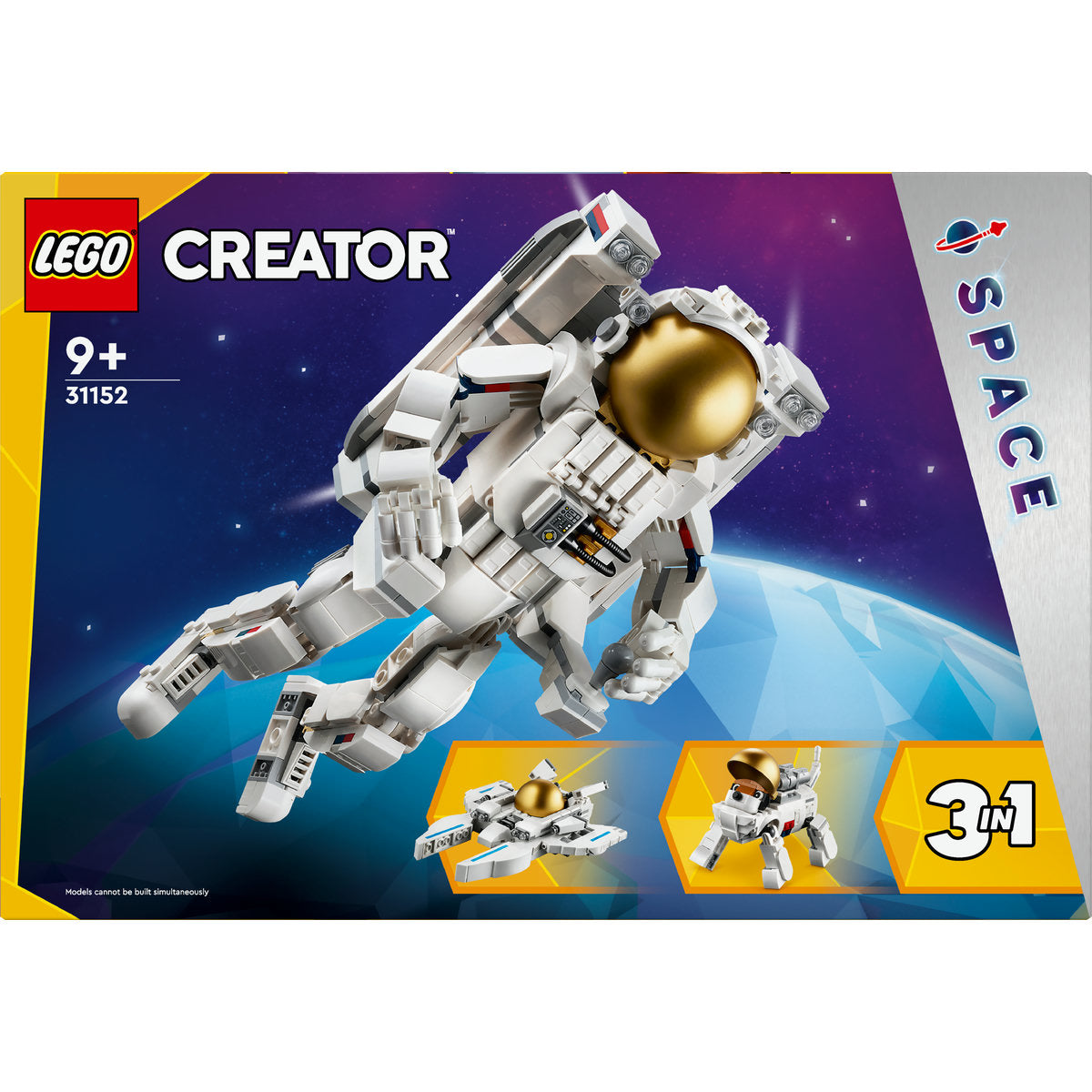 LEGO Creator 3in1 Space Astronaut Model Kit 31152
