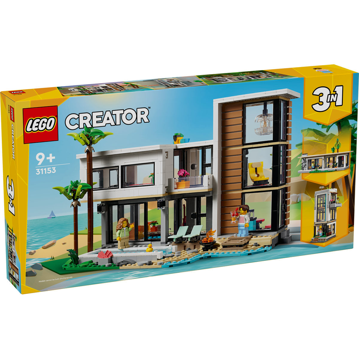 LEGO Creator 3in1 Modern House Toy for Kids 31153