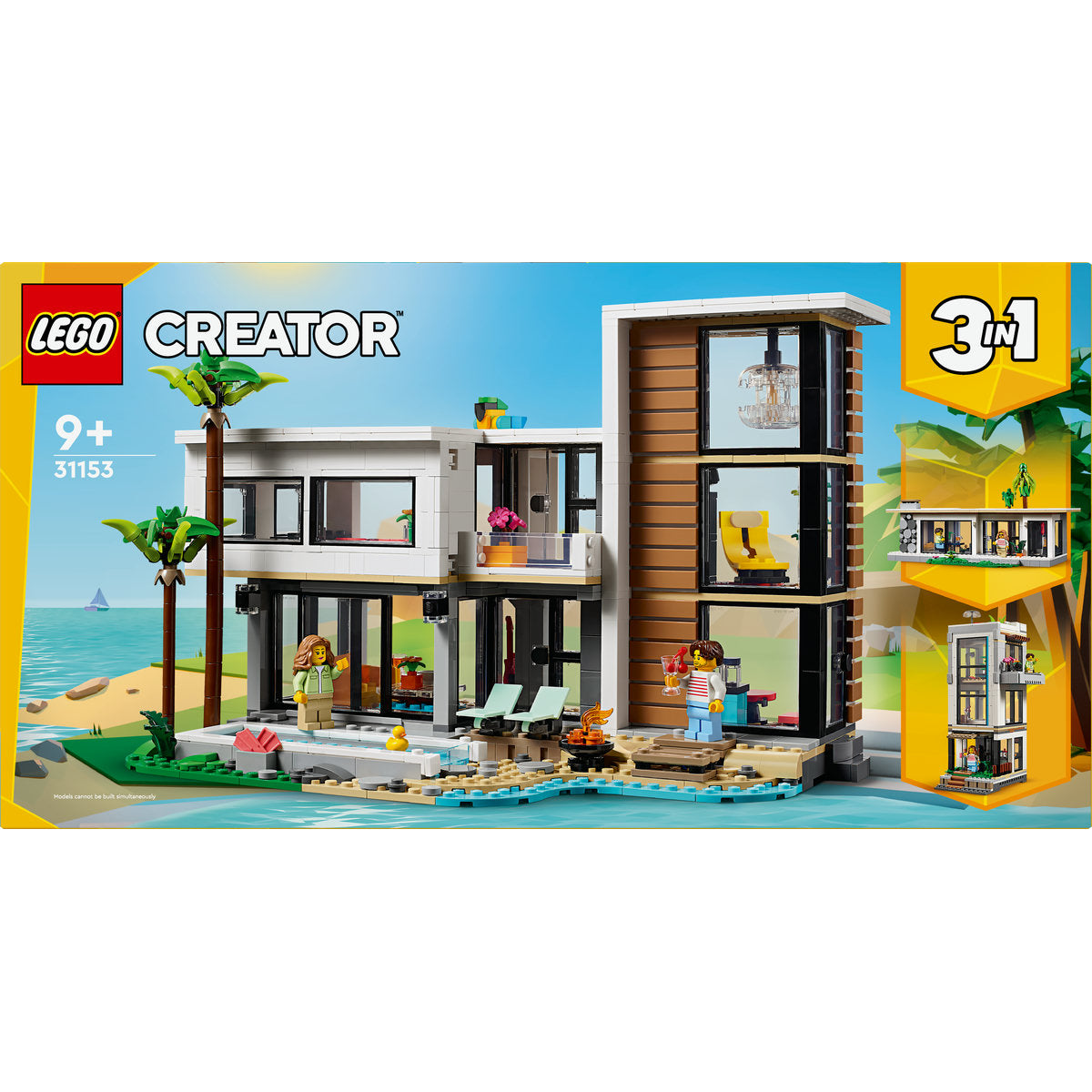 LEGO Creator 3in1 Modern House Toy for Kids 31153