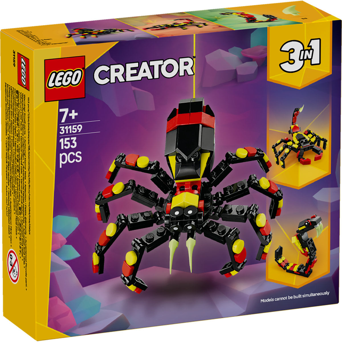 LEGO Creator 3in1 Wild Animals: Surprising Spider 31159
