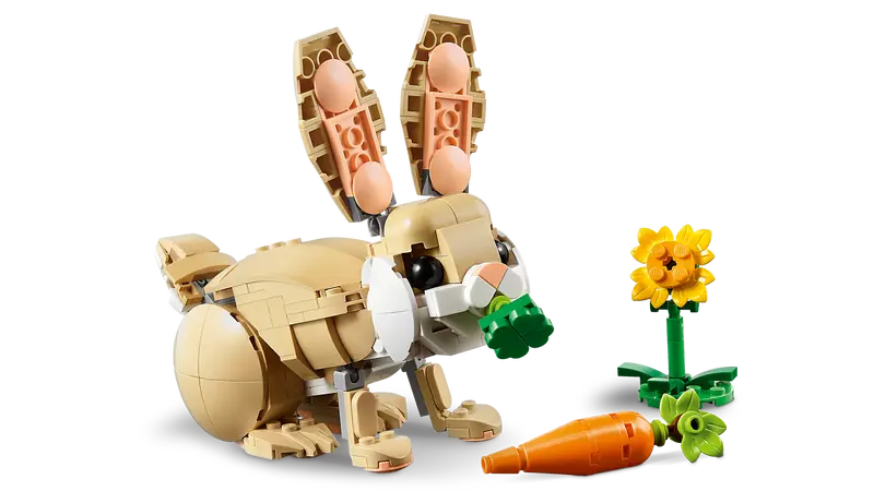 LEGO Creator 3in1 Cute Bunny, Toy Animal Set 31162