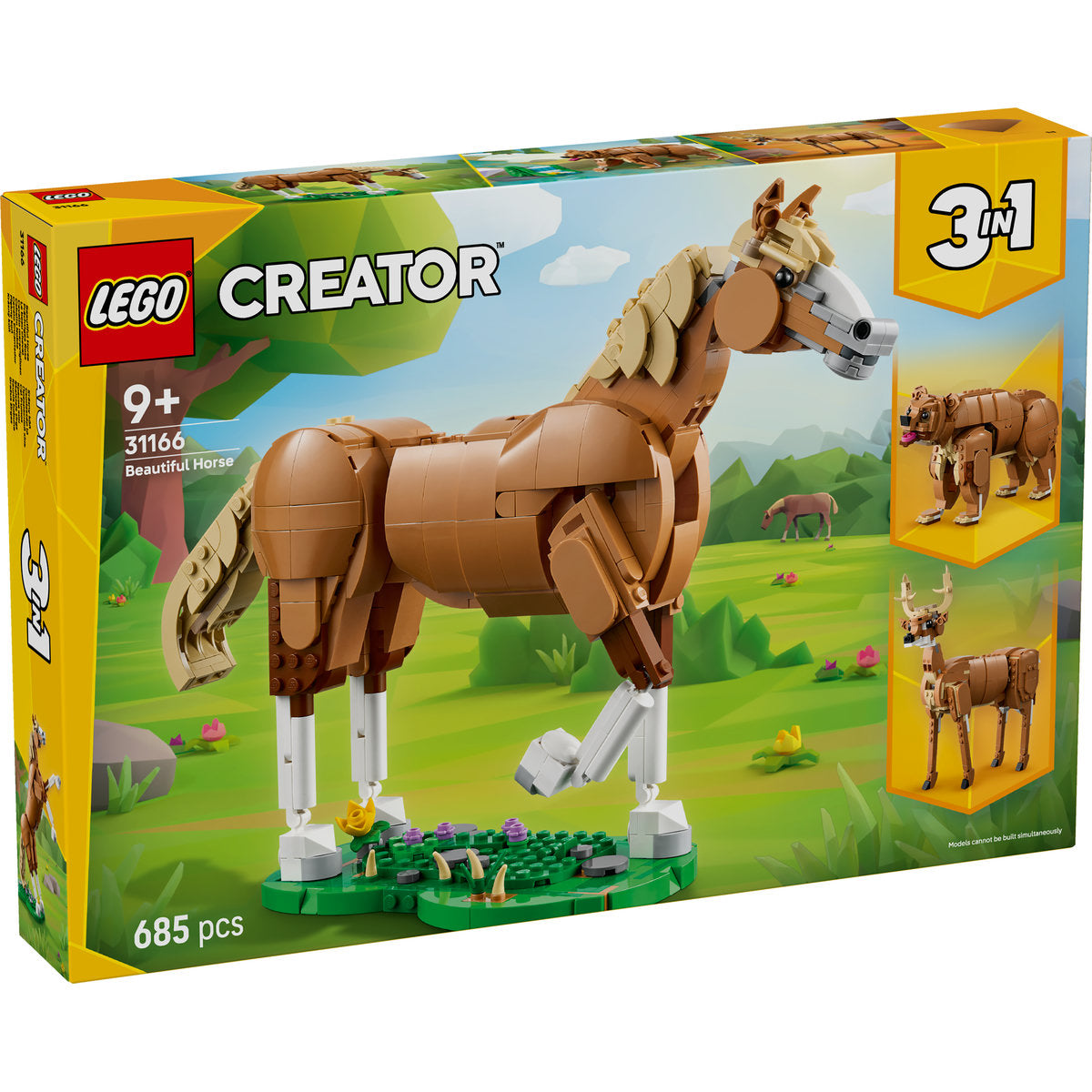 LEGO Creator 3in1 Beautiful Horse Toy 31166