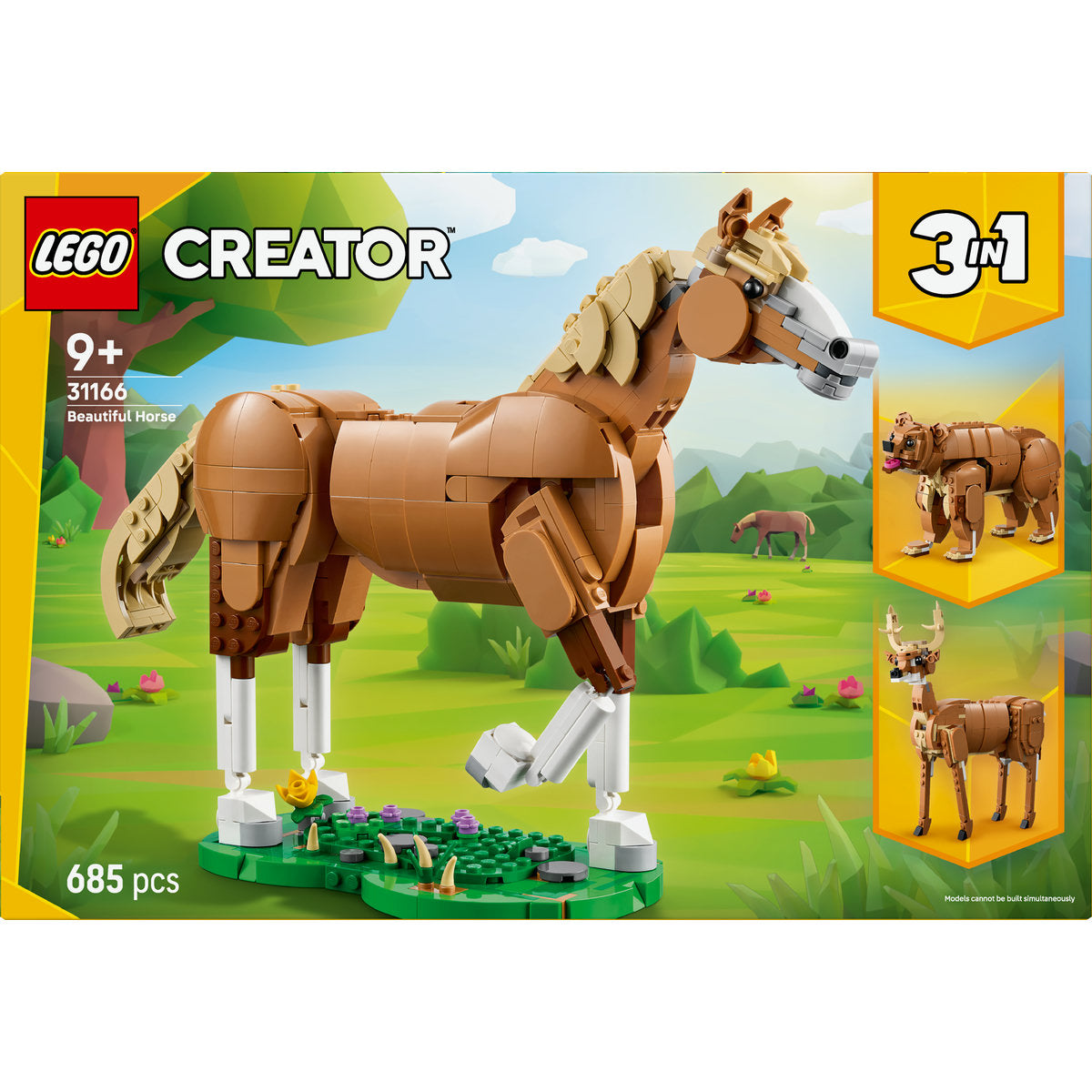 LEGO Creator 3in1 Beautiful Horse Toy 31166