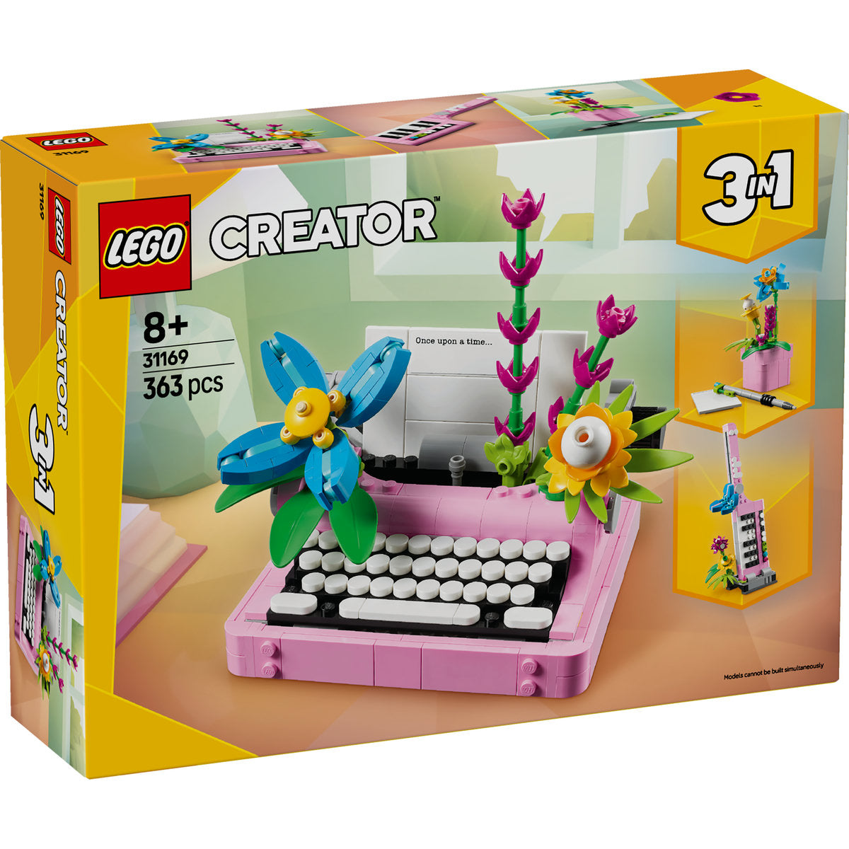 LEGO Creator 3in1 Typewriter with Flowers Toy 31169