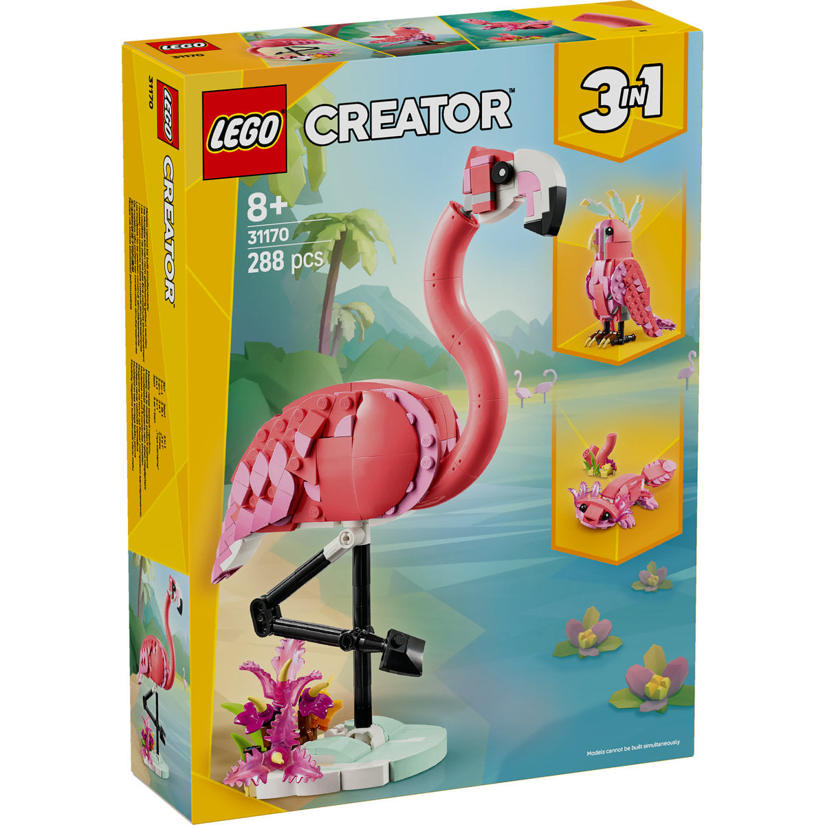 LEGO Creator 3in1 Wild Animals: Pink Flamingo 31170