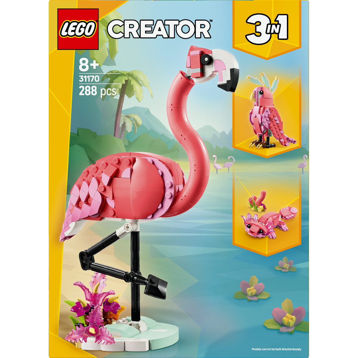 LEGO Creator 3in1 Wild Animals: Pink Flamingo 31170