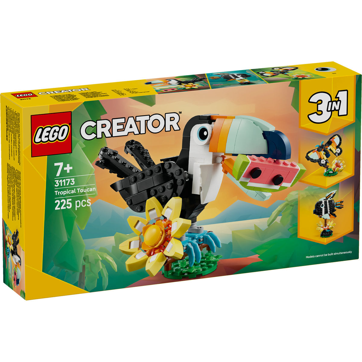 LEGO Creator 3in1 Wild Animals: Tropical Toucan 31173