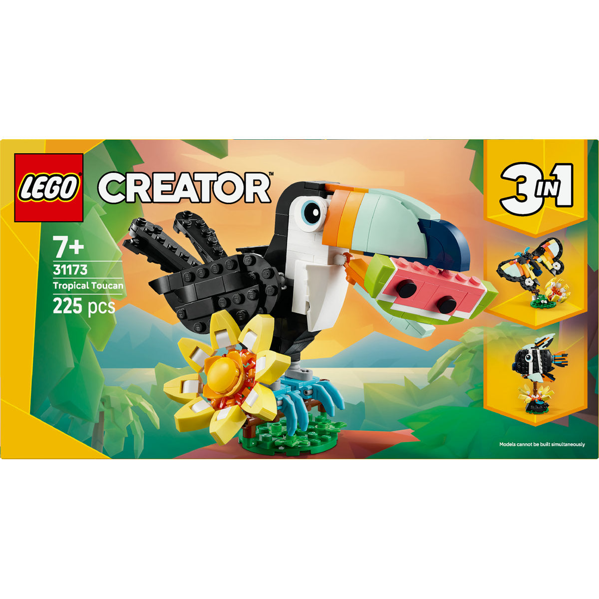 LEGO Creator 3in1 Wild Animals: Tropical Toucan 31173