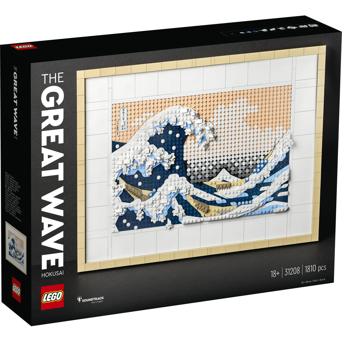 LEGO ART Hokusai – The Great Wave Craft Set 31208 - Moons Toystore