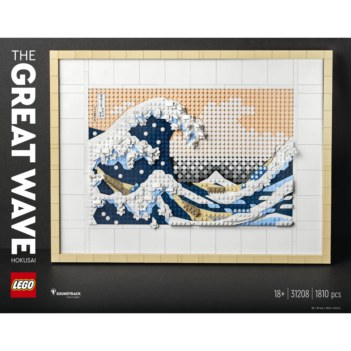 LEGO ART Hokusai – The Great Wave Craft Set 31208 - Moons Toystore