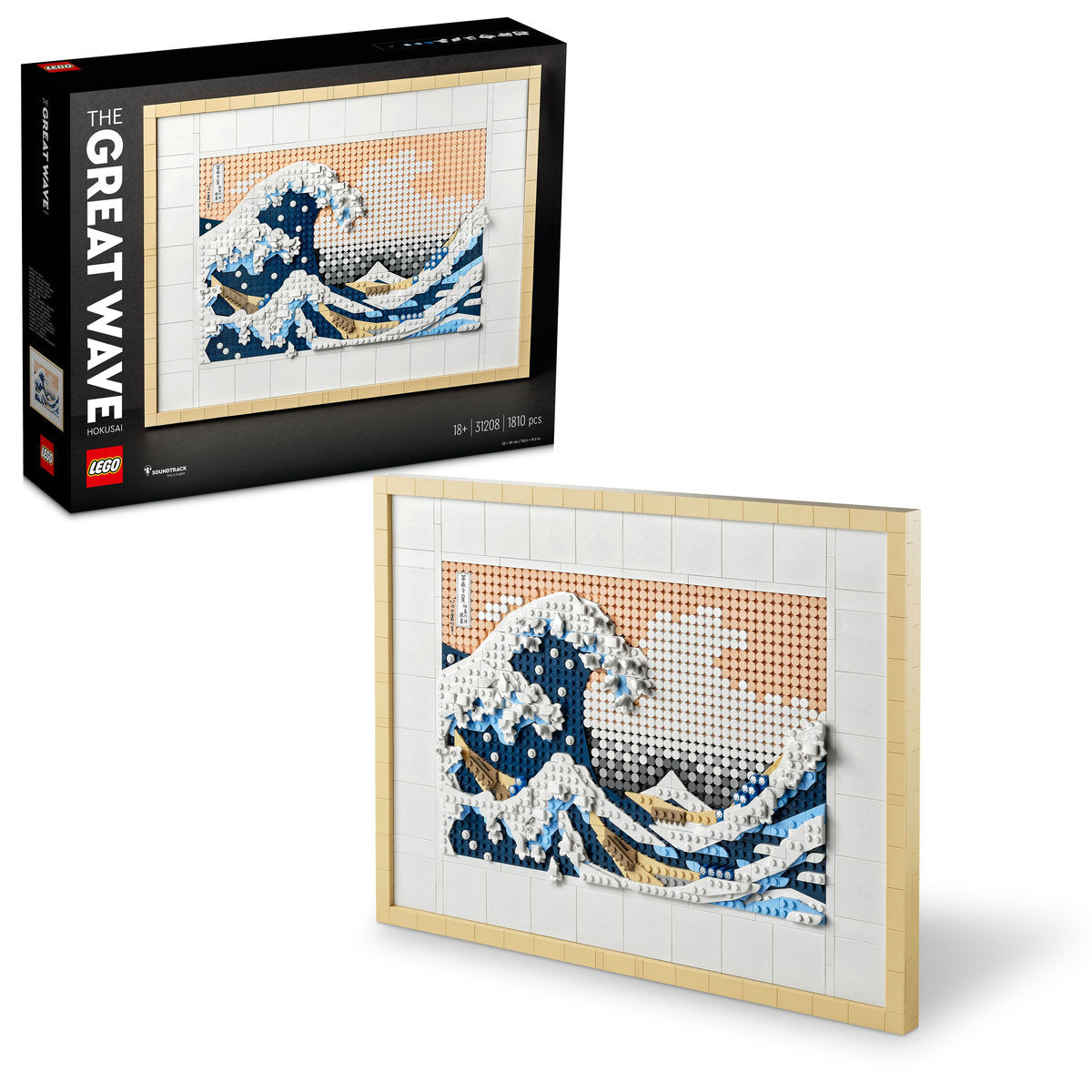 LEGO ART Hokusai – The Great Wave Craft Set 31208 - Moons Toystore