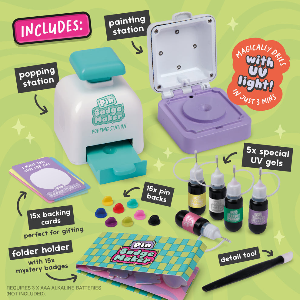 Pin Badge Maker Craft Set
