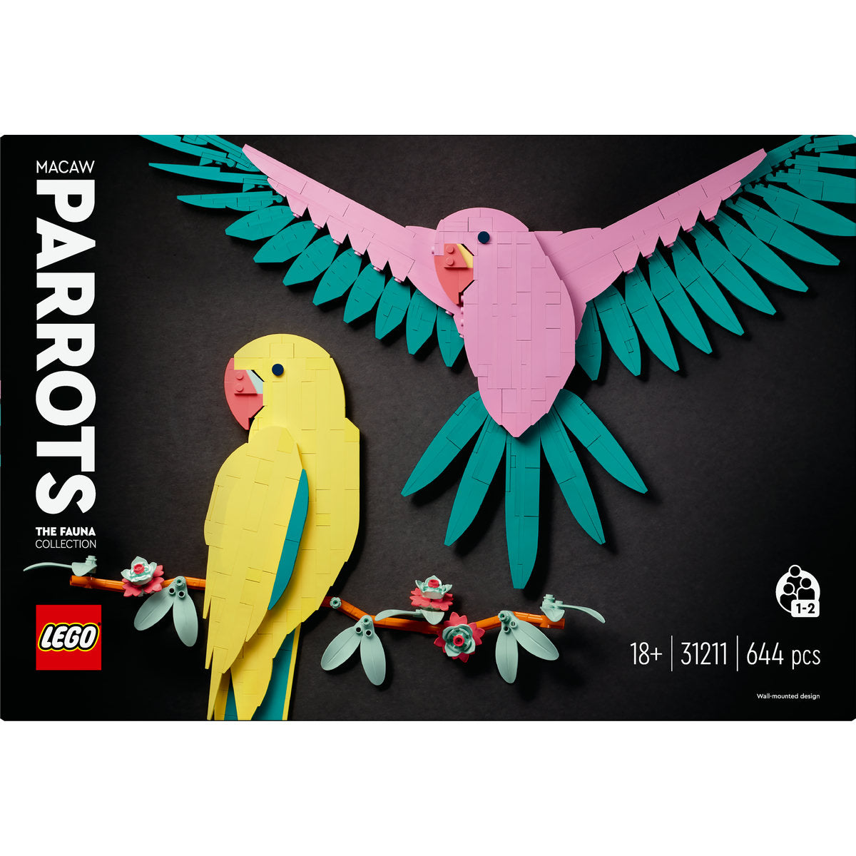LEGO Art The Fauna Collection – Macaw Parrots 31211