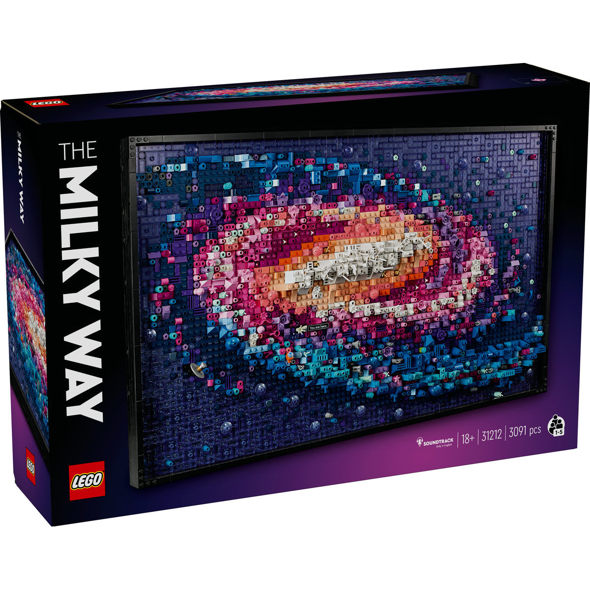 LEGO Art The Milky Way Galaxy Wall Art Set 31212