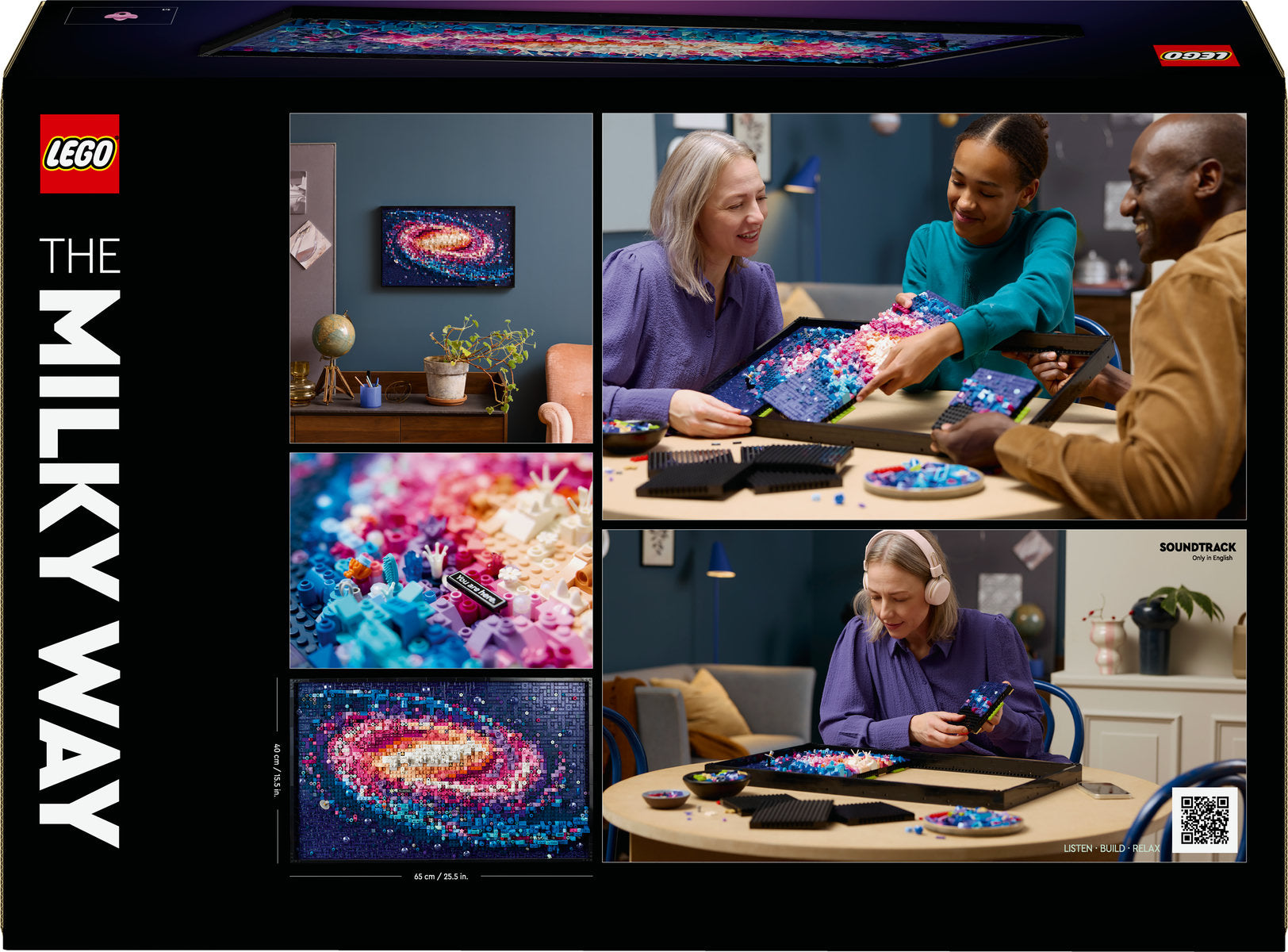 LEGO Art The Milky Way Galaxy Wall Art Set 31212