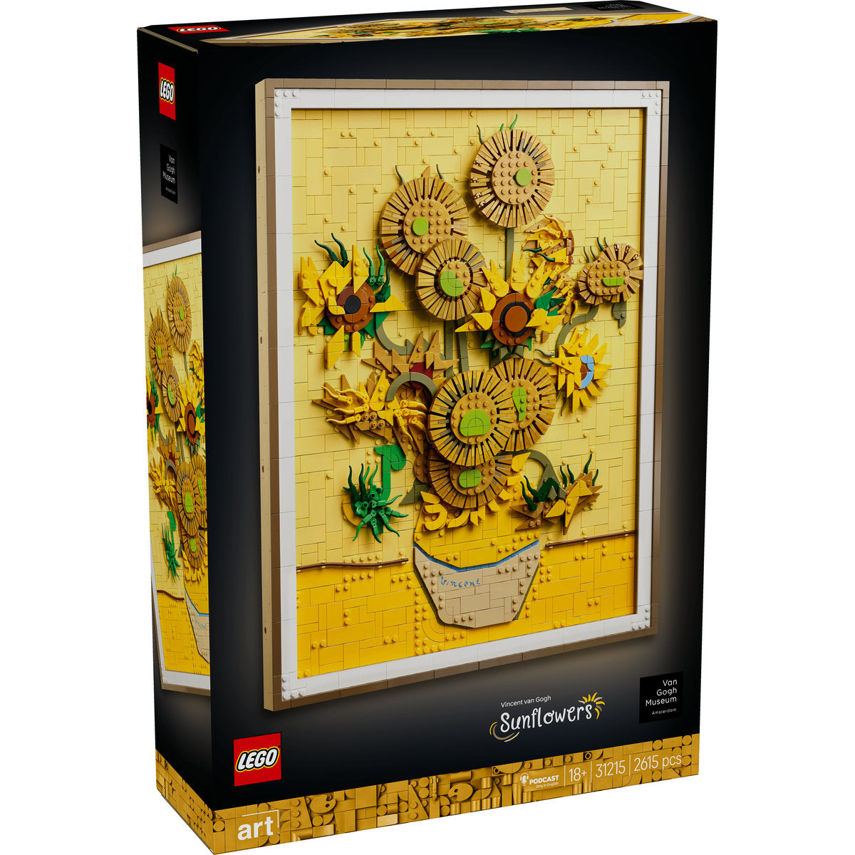 LEGO Art Vincent van Gogh – Sunflowers Wall Artwork Building Set 31215