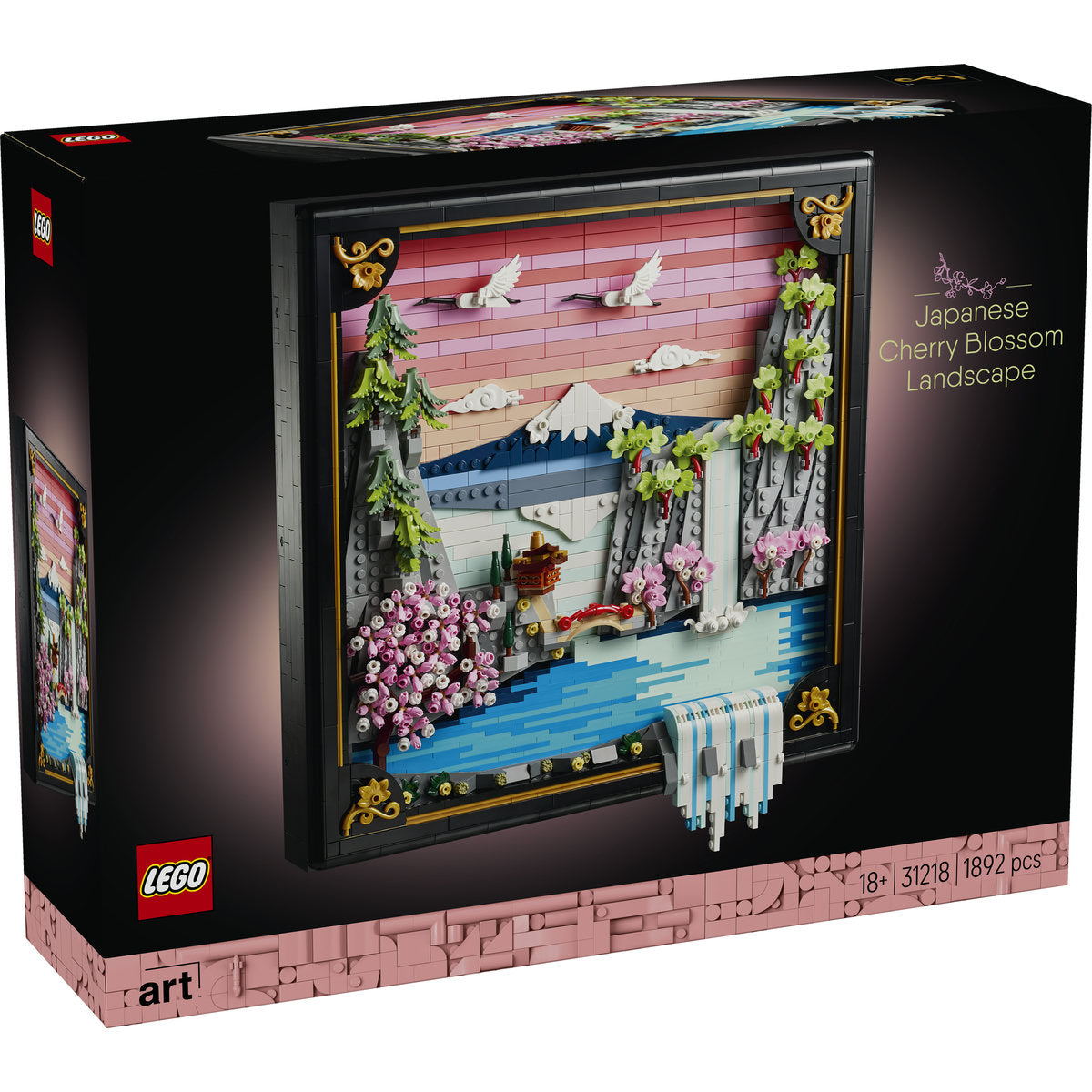 LEGO Art Japanese Cherry Blossom Landscape Set 31218