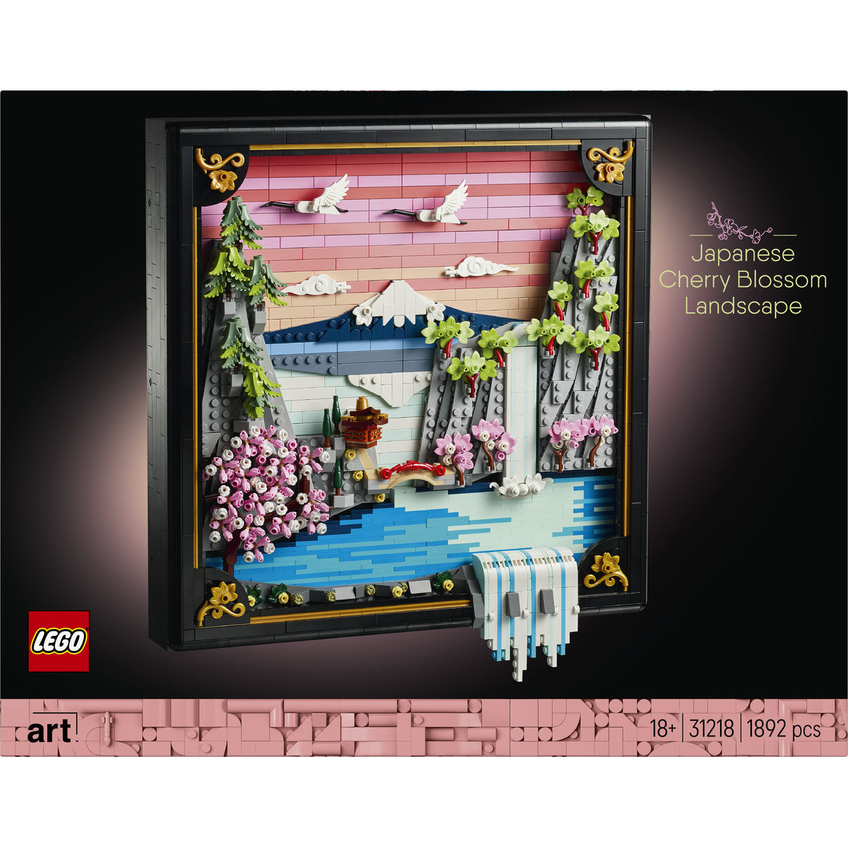 LEGO Art Japanese Cherry Blossom Landscape Set 31218